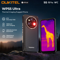 【New】OUKITEL WP55 Ultra Rugged Phone - Thermal Imaging 5G Smartphone, MTK 7025, 48+512GB, 11000mAh, 108MP, 6.6" NFC Android 15