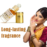 Arabian Perfume Oil Roll On Portable Long Lasting Scent for Men Women Middle East Gold Roll On Perfume Oil Portable Fragrance