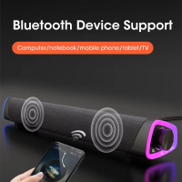 Bluetooth Speaker Bar Wired Stereo Sound Subwoofer For Macbook Laptop Notebook PC Music Player Portable Loudspeaker