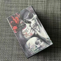 Halloween gift Cigarette Box Personalized Diverse patterns large capacity flip up Waterproof Cigarette case Smoking Gadgets