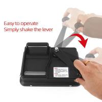 New Black 5.5/6.5/8mm tube double rail cigarette rolling machine aluminum alloy smoking tools hand cigarette rolling machine