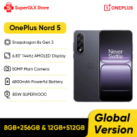 2025 New OnePlus Nord 5 Global Version Smartphone 50MP LYT-700 Camera 1.5K AMOLED Display Snapdragon 8s Gen 3 OxygenOS 15