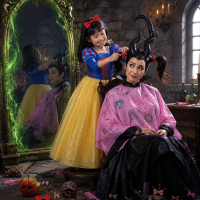 Snow White Fantasy Lace Gown for Girls Halloween Cosplay Birthday Party Prom Dress Kids Costume 2-8Y Vestido Birthday Gifts