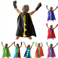Kids Dinosaur Cape Costume for Boys Girls Birthday Party Cosplay Performance Outfit