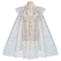 Summer New Fancy Butterfly Cartoon Cape 2026 Halloween Toddler Girls Princess Cloak Child Christmas Party Dress Up Accessories