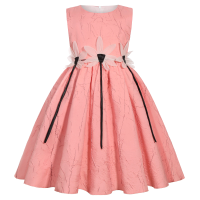 Cross-border foreign trade children's hot new princess sleeveless fashion flower evening dress flower girl modeling runway dres