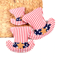 Padded Cotton Independence Day Decor Figurines Stylish Patriotic Tabletop Ornaments for European American Party Home Tray Layout