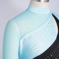 Girls Acrobatics Gymnastics Jersey Figure Skating Ballet Lyrical Dance Performance Costume Contemporary Classical Leotard Dress