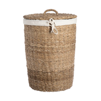 Cesto de Roupas Home Style Natu 40cm x 34cm x 55cm