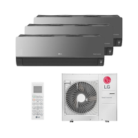 Ar Condicionado Multi Split Tri Inverter LG Art Cool 30.000 Btus (2x Evap 12.000 e 1 Evap 18.000) Quente/Frio 220V Monofásico