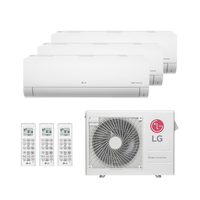Ar Condicionado Multi Tri Split Inverter LG HW 24.000 Btus (2x Evap 9.000 e 1 Evap 12.000) Quente/Frio 220V Monofasico