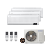 Ar Condicionado Multi Tri Split Inverter Windfree Samsung 24.000 Btus (1 Evap 9.000 e 2 Evap 12.000) Quente/Frio 220V Monofásico AJ068AXJ3KH/AZ