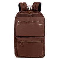 Mochila Grande 2 Compartimentos Notebook 15" Sestini Elegance - Marrom