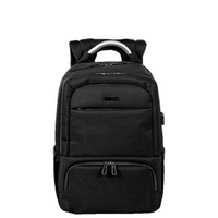 Mochila Grande 2 Compartimentos Notebook Cabo Aluminio Sestini Techno 2.0 Preto