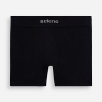Cueca boxer infantil de poliamida preta