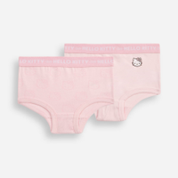 Kit de 2 calcinhas infantis biquíni hello kitty rosa