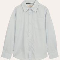 Camisa infantil manga longa azul claro