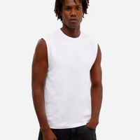 Regata machão básica comfort de algodão - branco