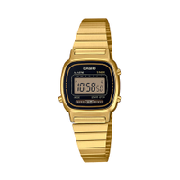 Relógio feminino casio digital la670wga 1df dourado