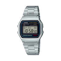 Relógio masculino casio digital a158wa 1df prateado