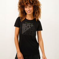 Camiseta esportiva training manga curta preta
