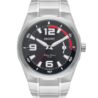 Relógio orient mbss1429 p2sx analógico-calendário prateado
