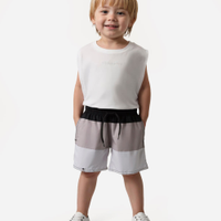 Short boardshort infantil listrado colorido