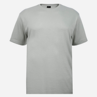 Camiseta masculina de algodão peruano plus size verde