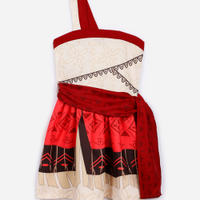 Vestido fantasia infantil moana - multicor