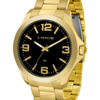 Relógio masculino lince analógico mrg4545l p2kx dourado