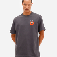 Camiseta masculina de algodão looney tunes cinza