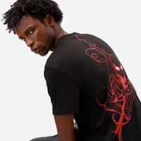 Camiseta masculina de algodão homem aranha preta