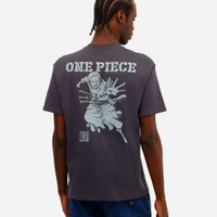 Camiseta masculina manga curta one piece cinza