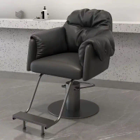 Hair salon liftable rotating simple perm and dyeing chair Internet celebrity barber shop light luxury hair cutting chair hair