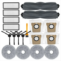 A62X For Dreame Bot L20 Ultra L30 Ultra/X20 Pro Main Brush Side Brush Mop Cloth Hepa Filter Dust Bags Spare Parts