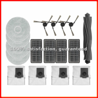 For X40 Master Replacement Parts Accessories Main Side Brush Hepa Filter Mop Cloth Dust Bag-A13G