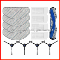 For Debot N20 / N20 Plus / N20 Robot Vacuums Accessory Mop Filter Roller Side Brush-A13G