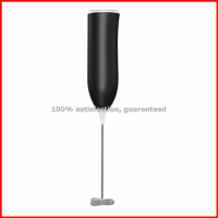 Milk Frother Rechargeable, Rechargeable Milk Frother Handheld Powerful Coffee Frother for Coffee Latte, Cappuccino Black-A68X