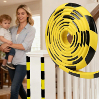 Wall Corner Guards Padding Rubber Strong Adhesive Tool Wall Edge Protector For Home Table Fireplace Cabinet Door Bed Desk Kids
