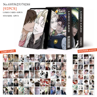 30/92PCS Korean Webtoon Lomo Cards & Mini Stickers - Anime Character Photocards Collection Perfect Gift for Fans