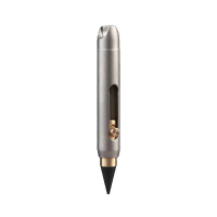 New Titanium Alloy Inkless Pencil With 2 Pen Tips Professional Pocket Pen For Writing Home School Supplies Unique Keychain Penda