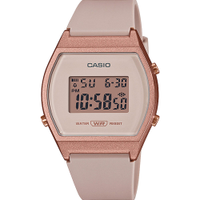 Relógio feminino casio digital lw 204 4adf rosa