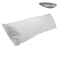 Travesseiro de Corpo Herval Fibra, Fibra de Poliéster, 130x40 cm