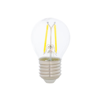Lâmpada Led Filamento Color Bolinha Amarela G45 4w E27 127 220v Taschibra
