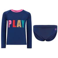 Conjunto Camiseta Manga Longa com Proteção Solar UV 50+ e Calcinha Girl Oxer - Feminino