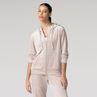 Jaqueta Oxer com Capuz Plush Cap Bex - Feminina
