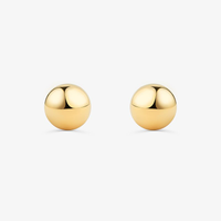 Brinco Esfera em Ouro Amarelo 18k - 7 mm