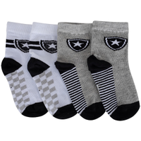 Kit de Meias do Botafogo Rikam Soquete Tamanho 21 ao 24