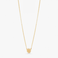 Escapulário Infantil Anjo em Ouro Amarelo 18k