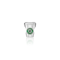 Charm Eu Amo Café em Prata 925